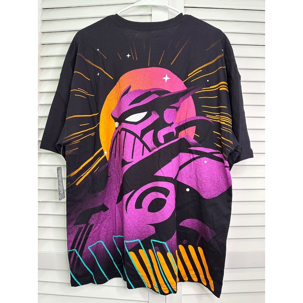 NWT Disney Store Parks Size L Buzz Lightyear Zurg All Over Print 2 Sided T-Shirt - Picture 5 of 5